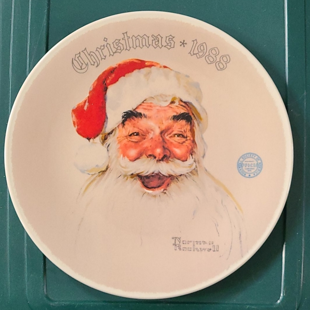 1988 Norman Rockwell The Homecoming plate